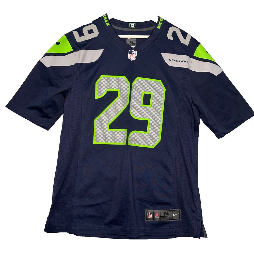 Nike Seattle Seahawks Football Jersey On Field Thomas III #29 NFL